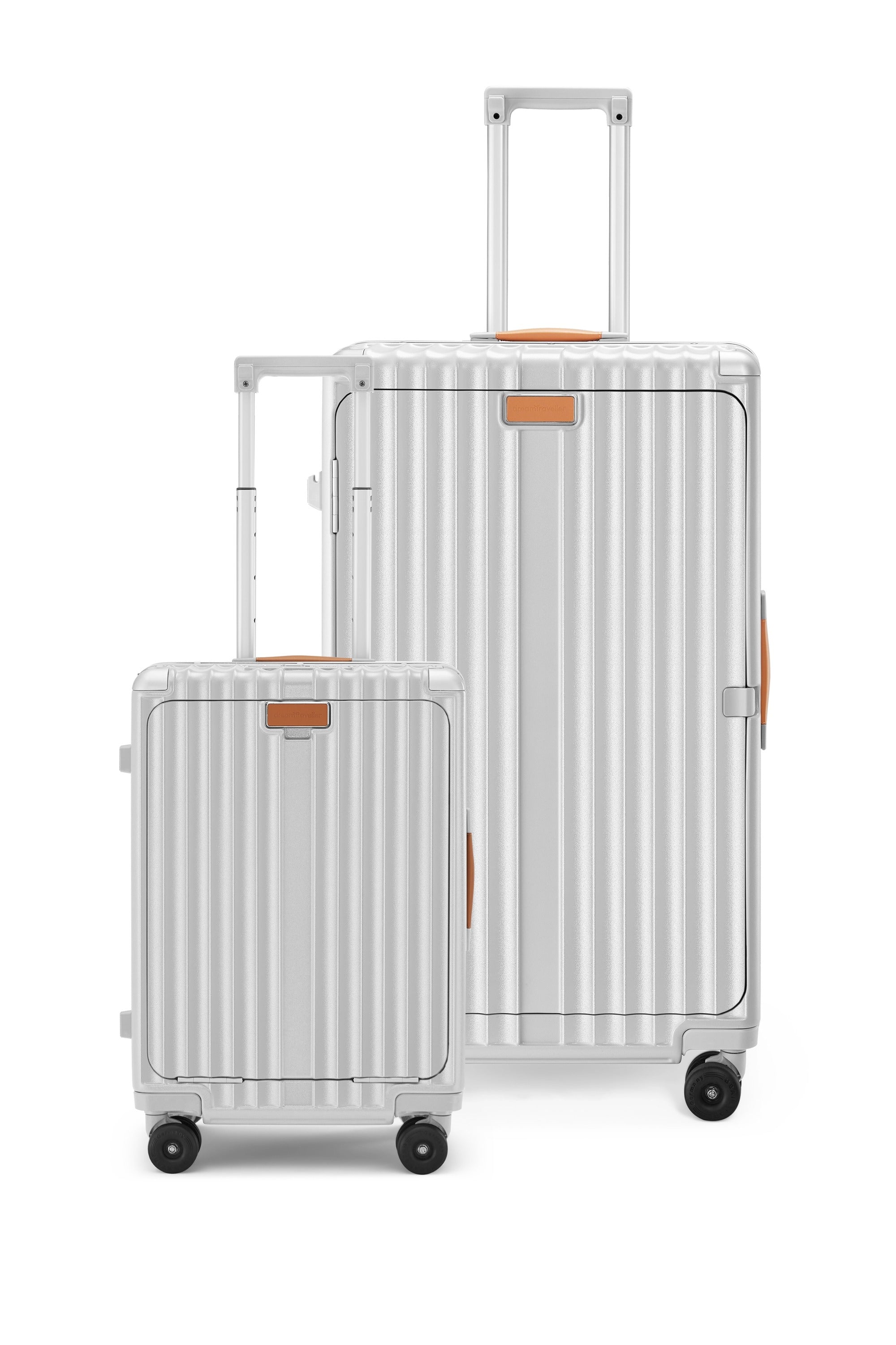 Nobl Travel Overpacker Luggage Set 20 Inch Carry On and 30 Inch Checked Suitcase