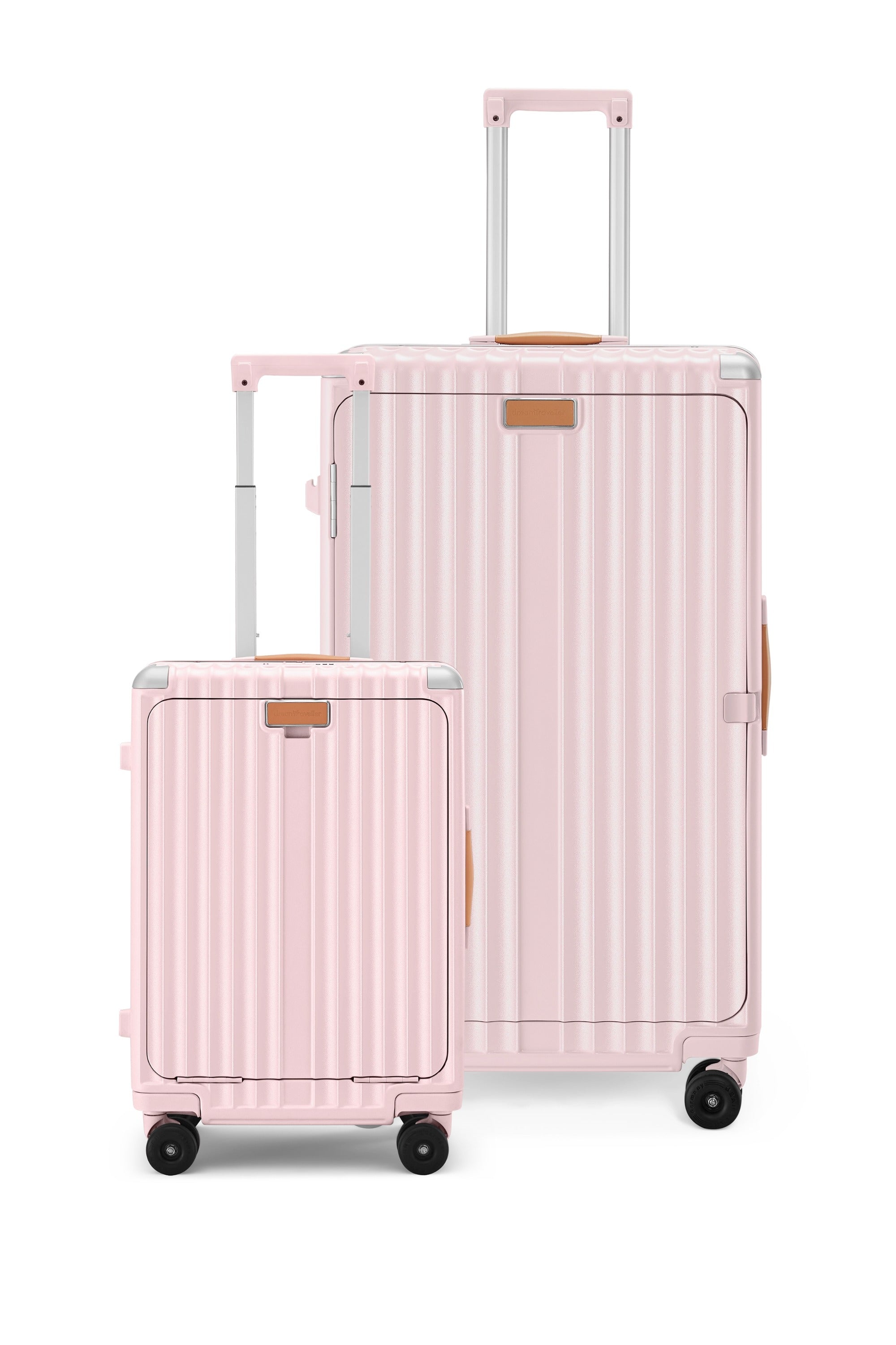 Nobl Travel Overpacker Luggage Set 20 Inch Carry On and 30 Inch Checked Suitcase