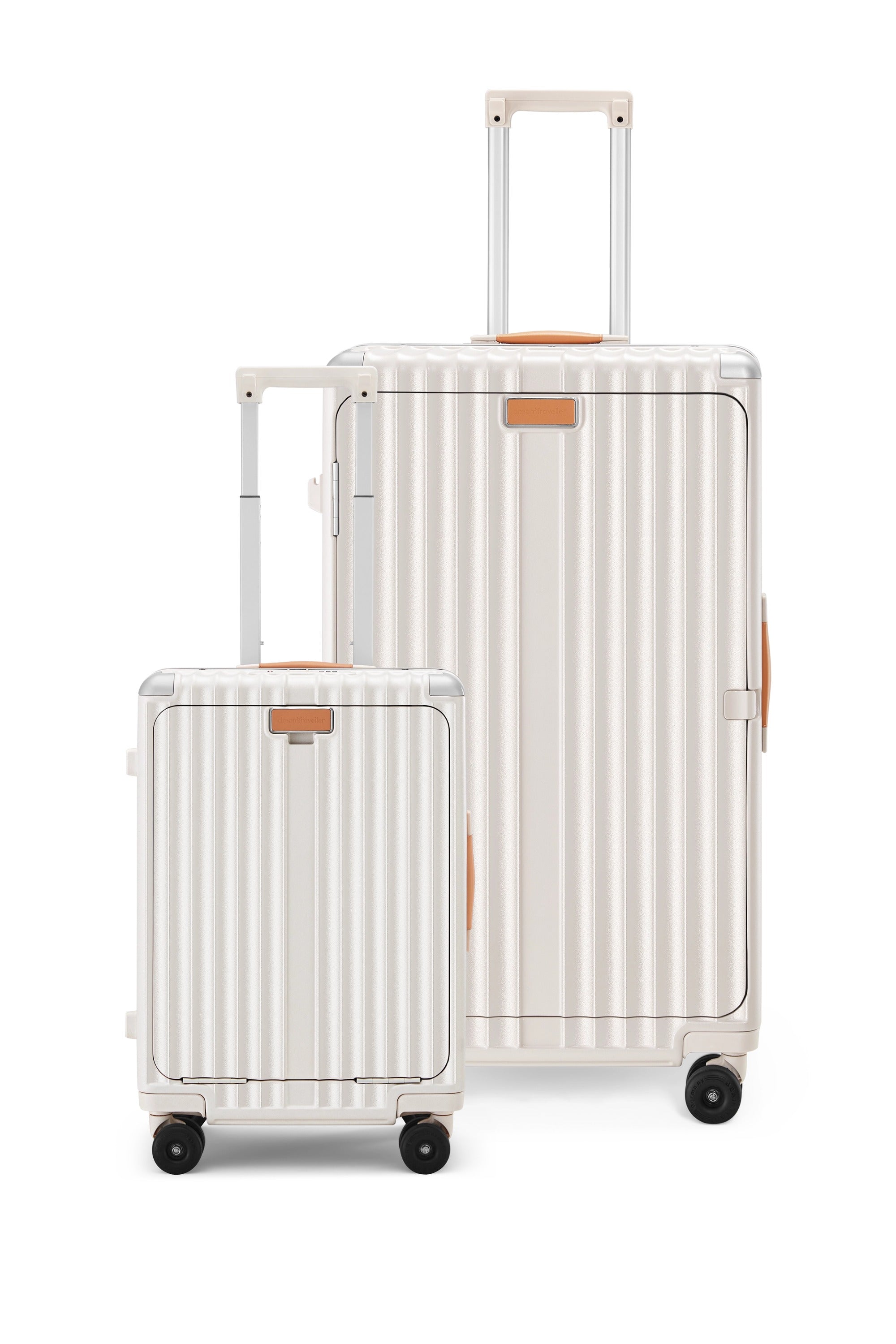 Nobl Travel Overpacker Luggage Set 20 Inch Carry On and 30 Inch Checked Suitcase