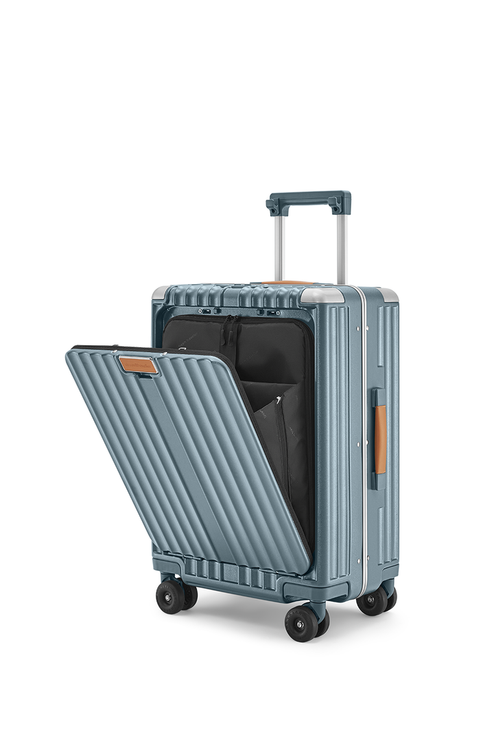 Nobl Travel Multi-Function Polycarbonate Luggage Collection with Carry On and Checked Suitcases
