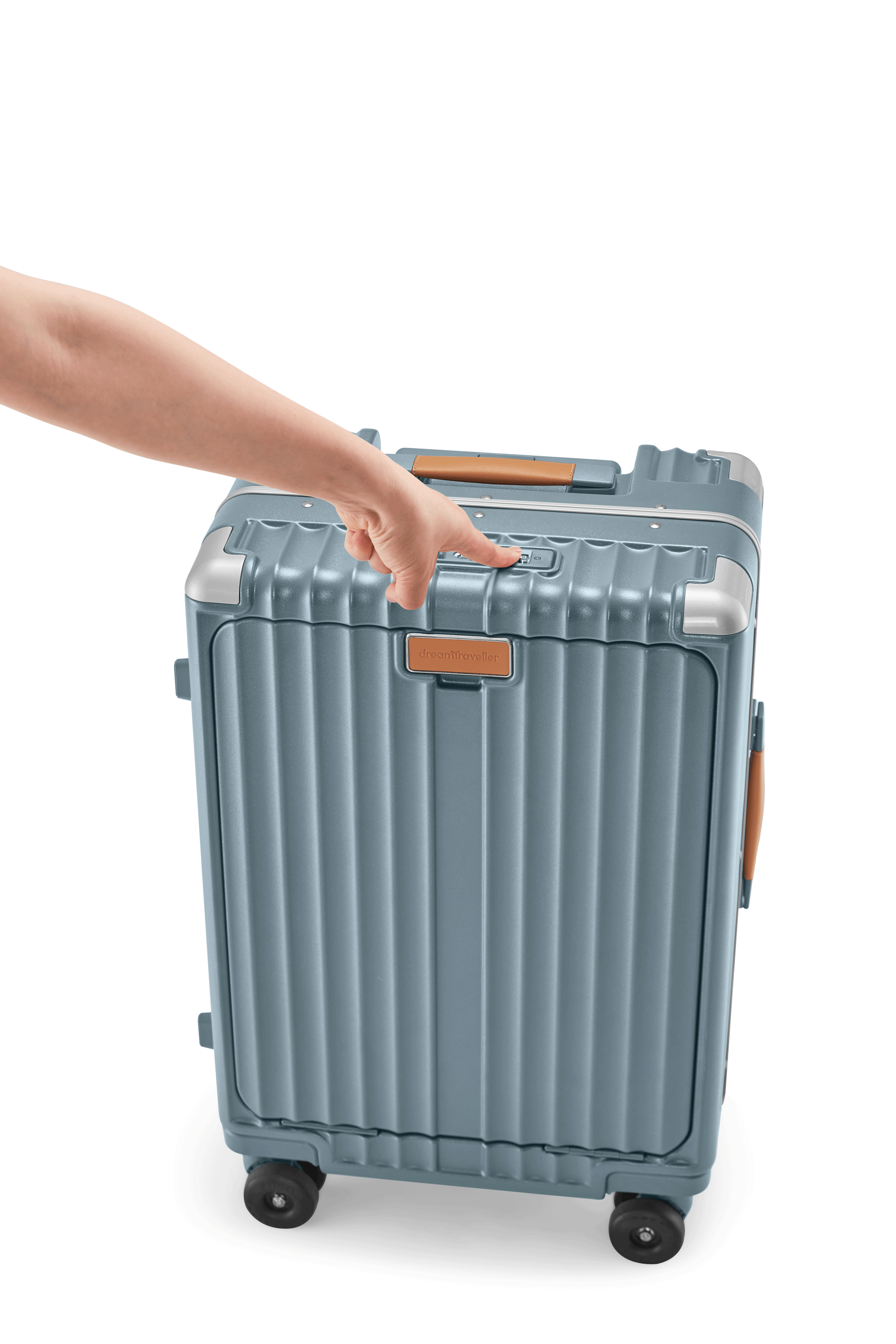 Nobl Travel Standard Carry On Suitcase 20 Inch with USB Port and TSA Lock