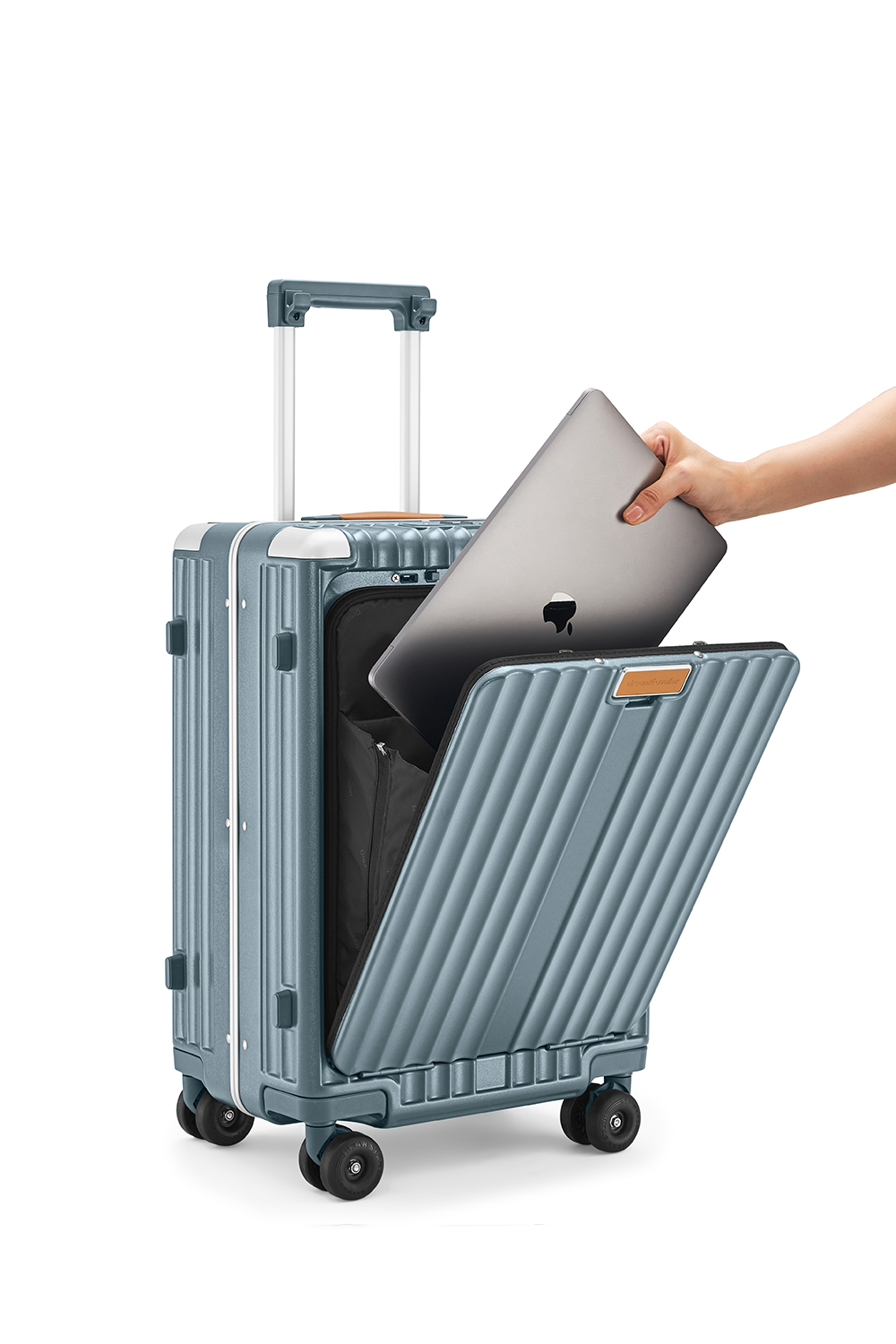 Nobl Travel Standard Carry On Suitcase 20 Inch with USB Port and TSA Lock