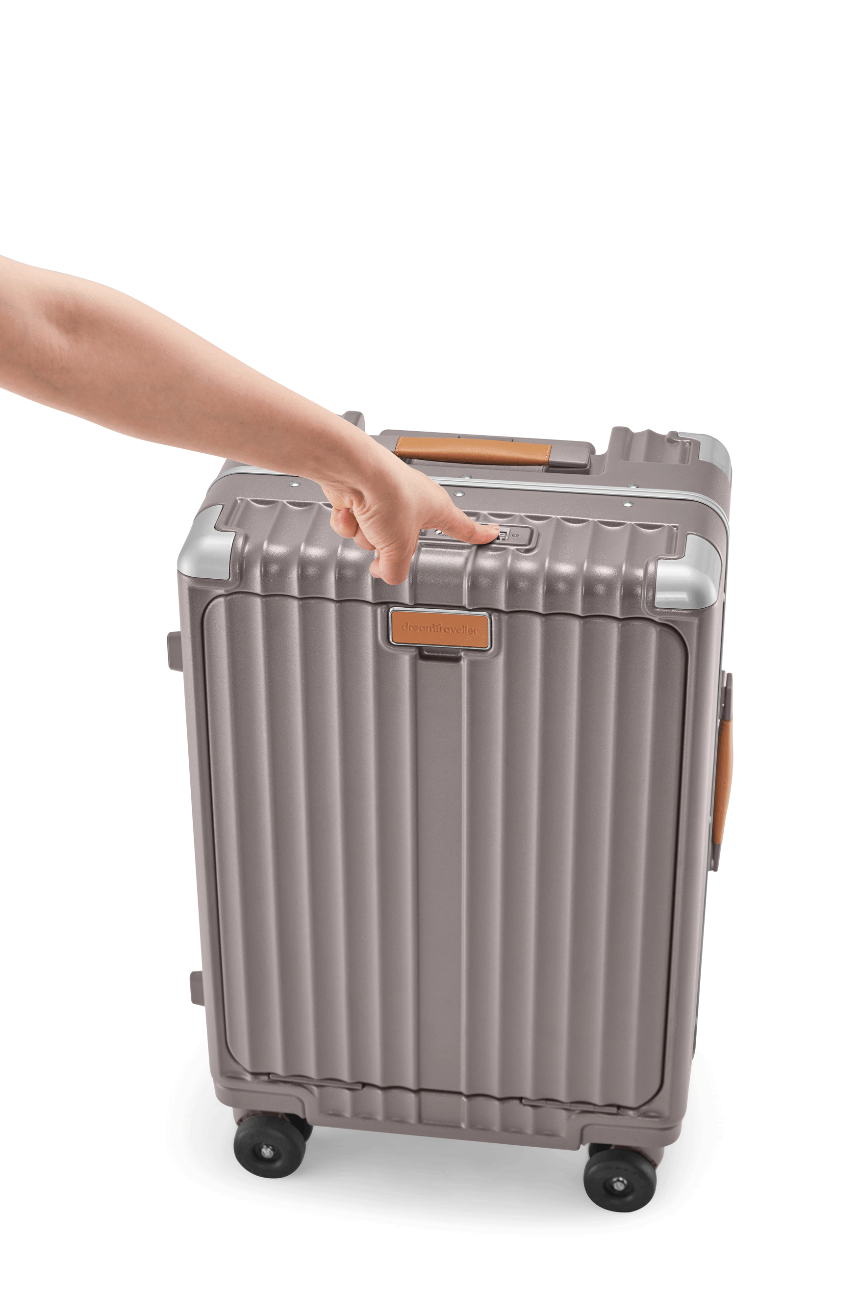 Nobl Travel Standard Carry On Suitcase 20 Inch with USB Port and TSA Lock