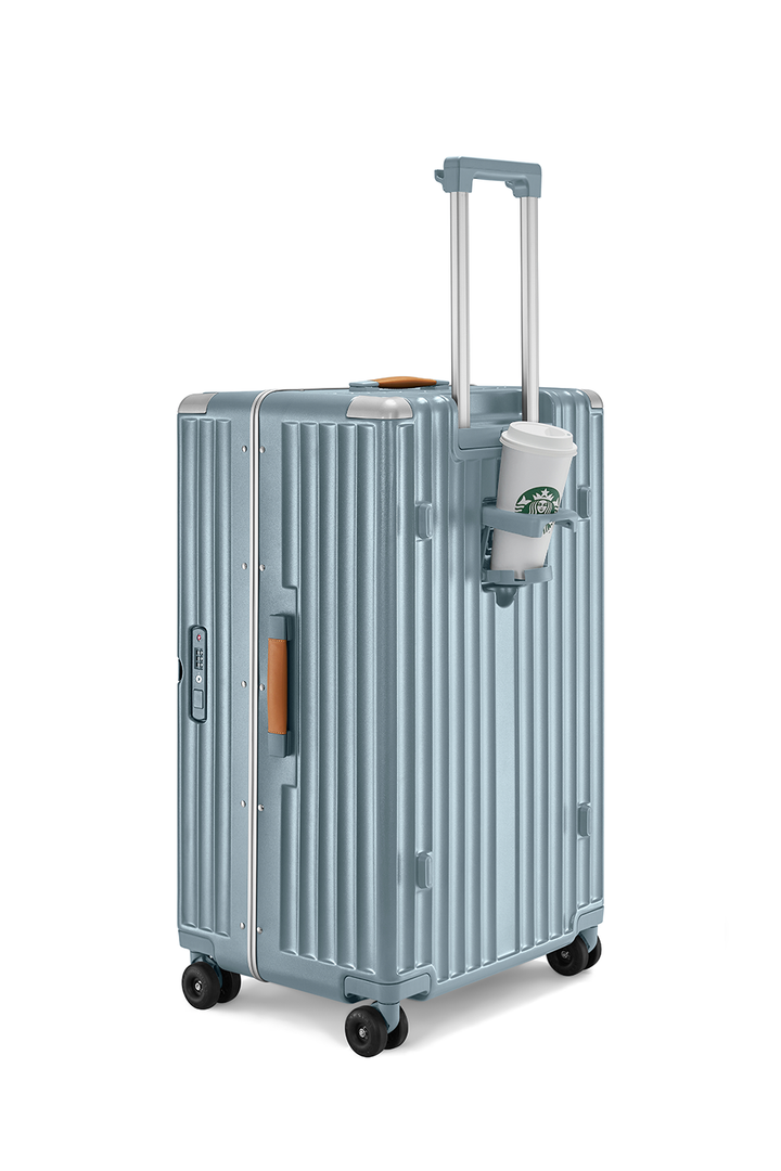 Nobl Travel Multi-Function Polycarbonate Luggage Collection with Carry On and Checked Suitcases