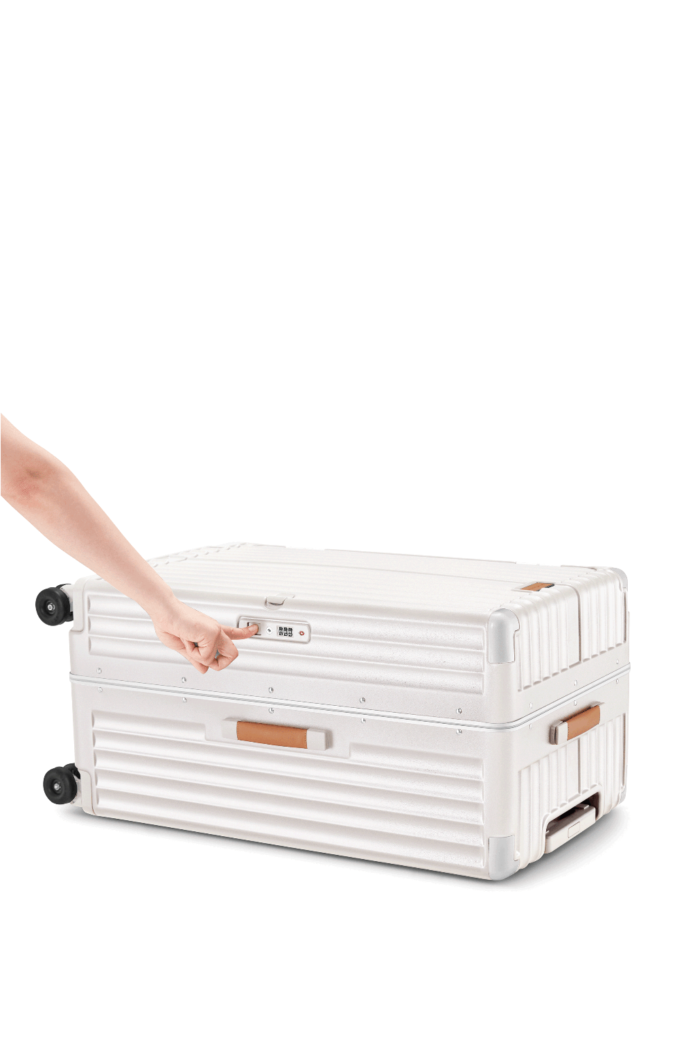 Nobl Travel Overpacker Luggage Set 20 Inch Carry On and 30 Inch Checked Suitcase