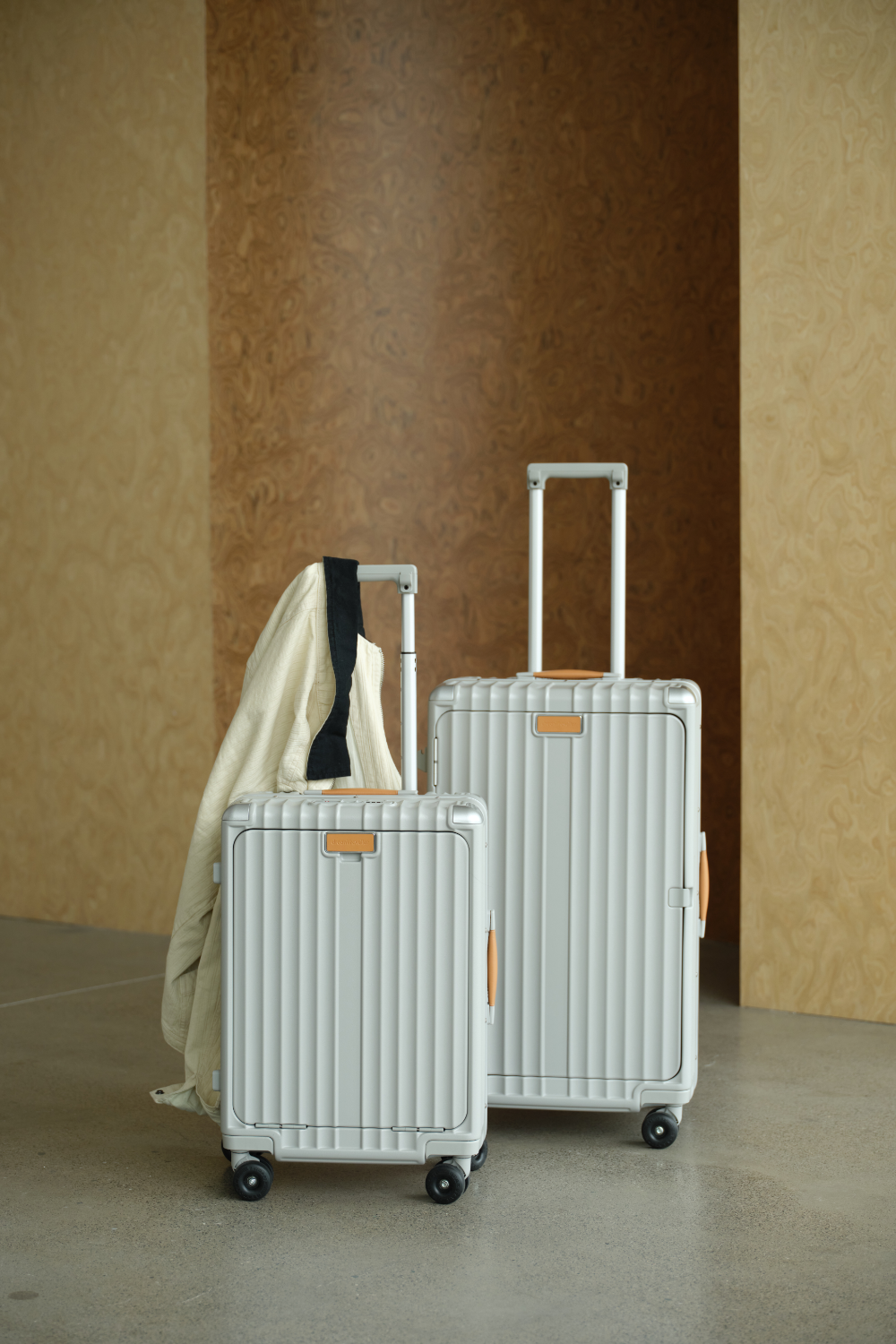 Nobl Travel Multi-Function Polycarbonate Luggage Collection with Carry On and Checked Suitcases