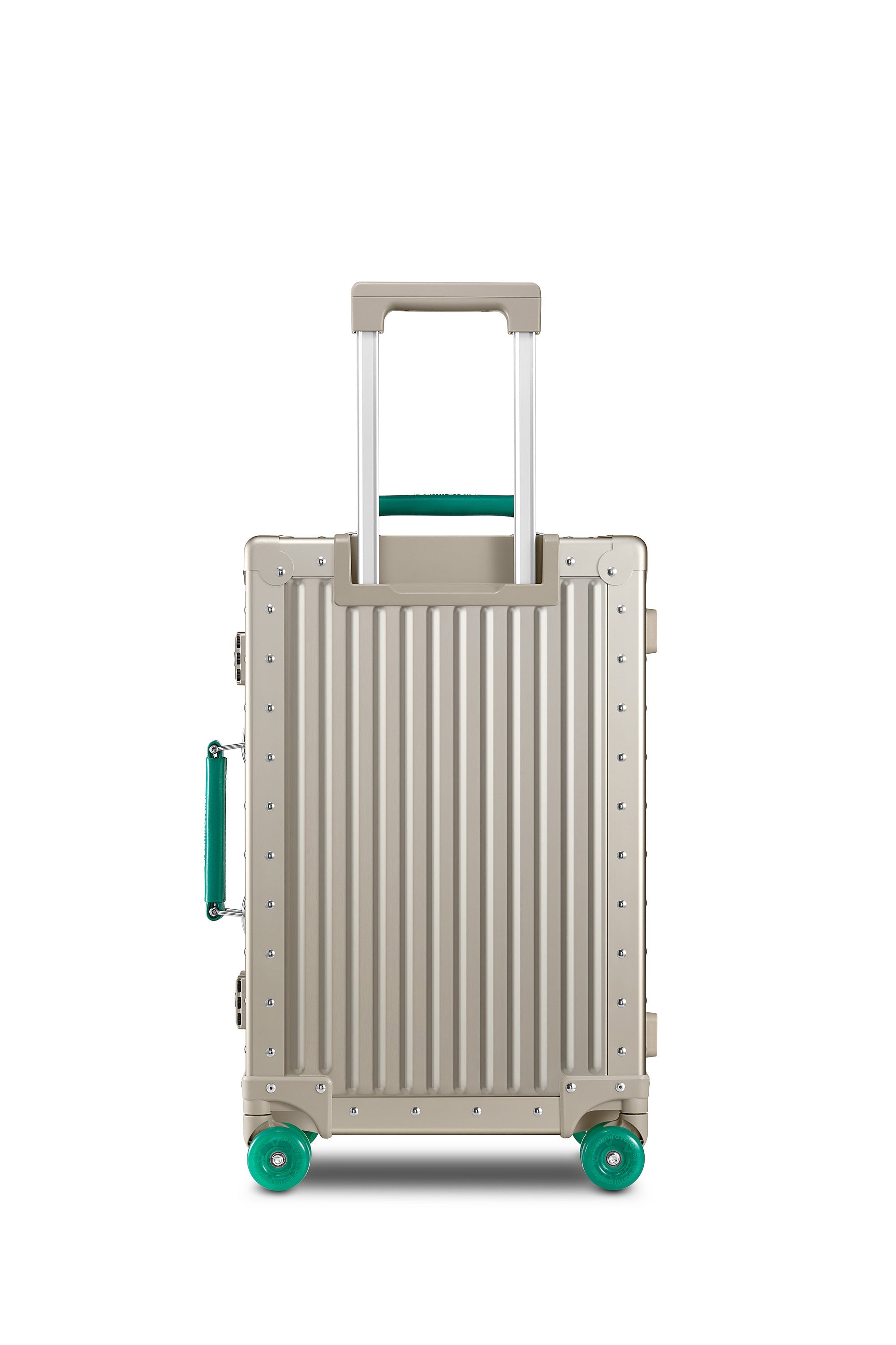 Nobl Travel Aluminum Bigger Carry On Suitcase 22 Inch with TSA Locks and Laptop Compartment