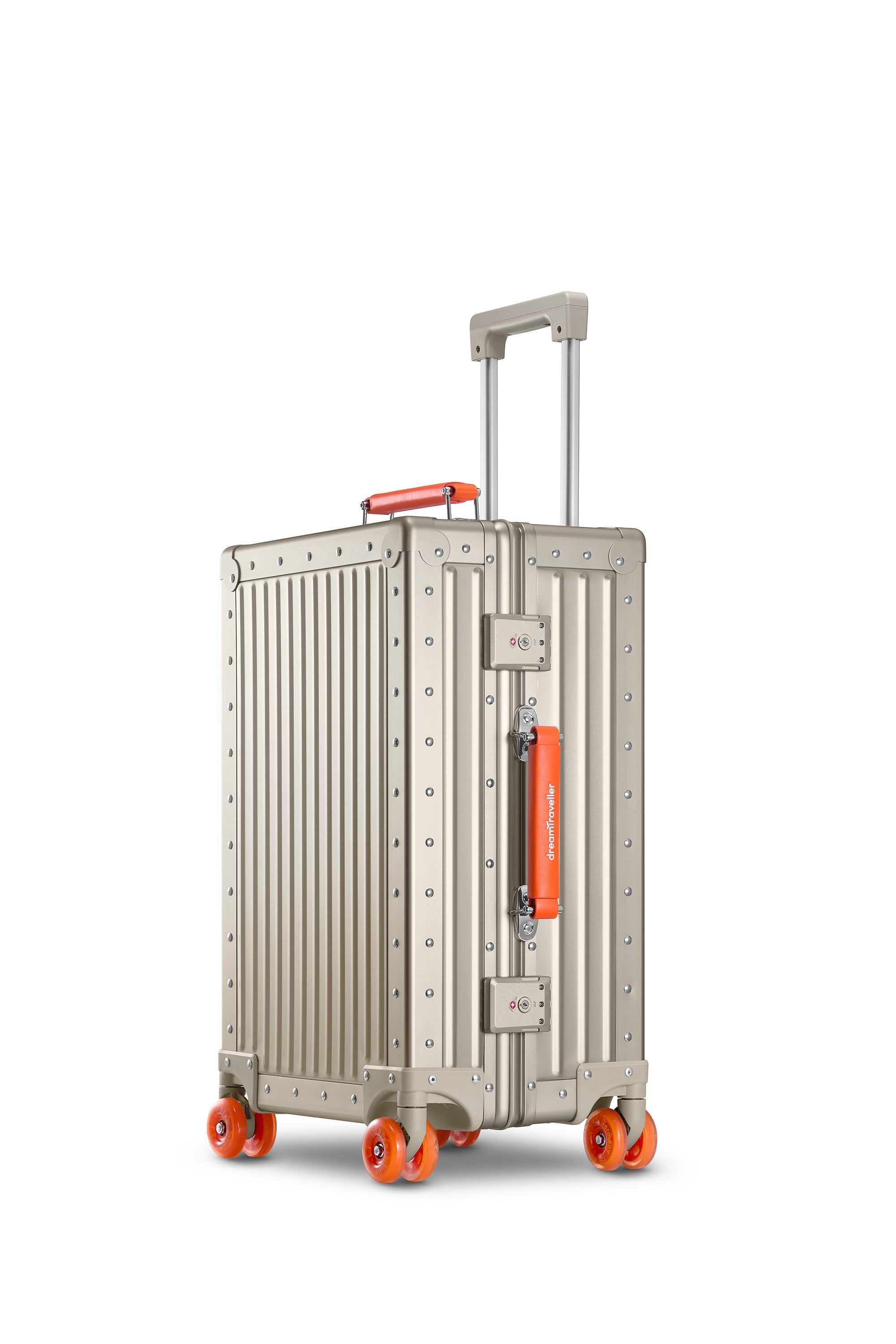 Nobl Travel Essential Aluminum Luggage Set 22 Inch Carry On and 28 Inch Checked Suitcase