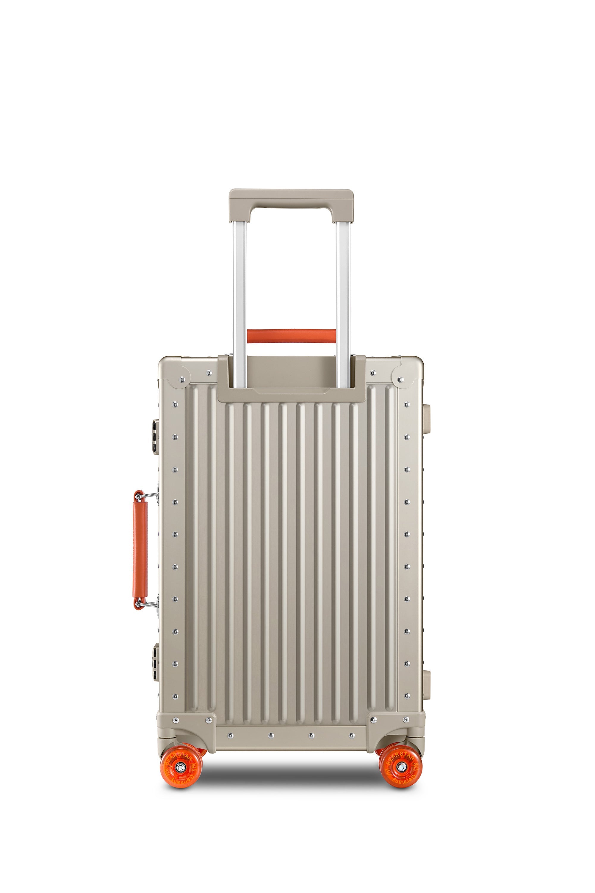 Nobl Travel Aluminum Bigger Carry On Suitcase 22 Inch with TSA Locks and Laptop Compartment