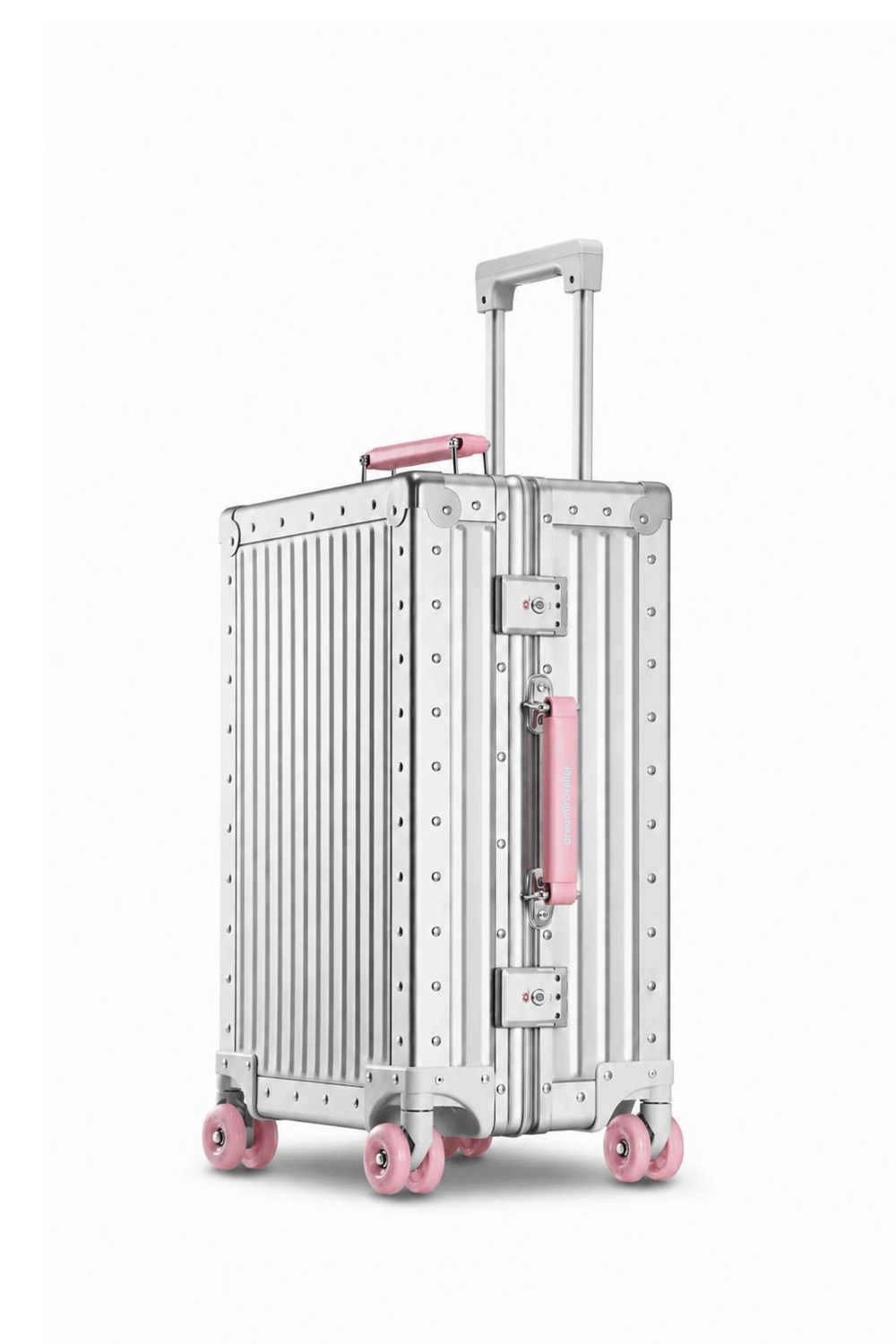 Nobl Travel Classic Aluminum Luggage Collection with Carry On and Checked Suitcases
