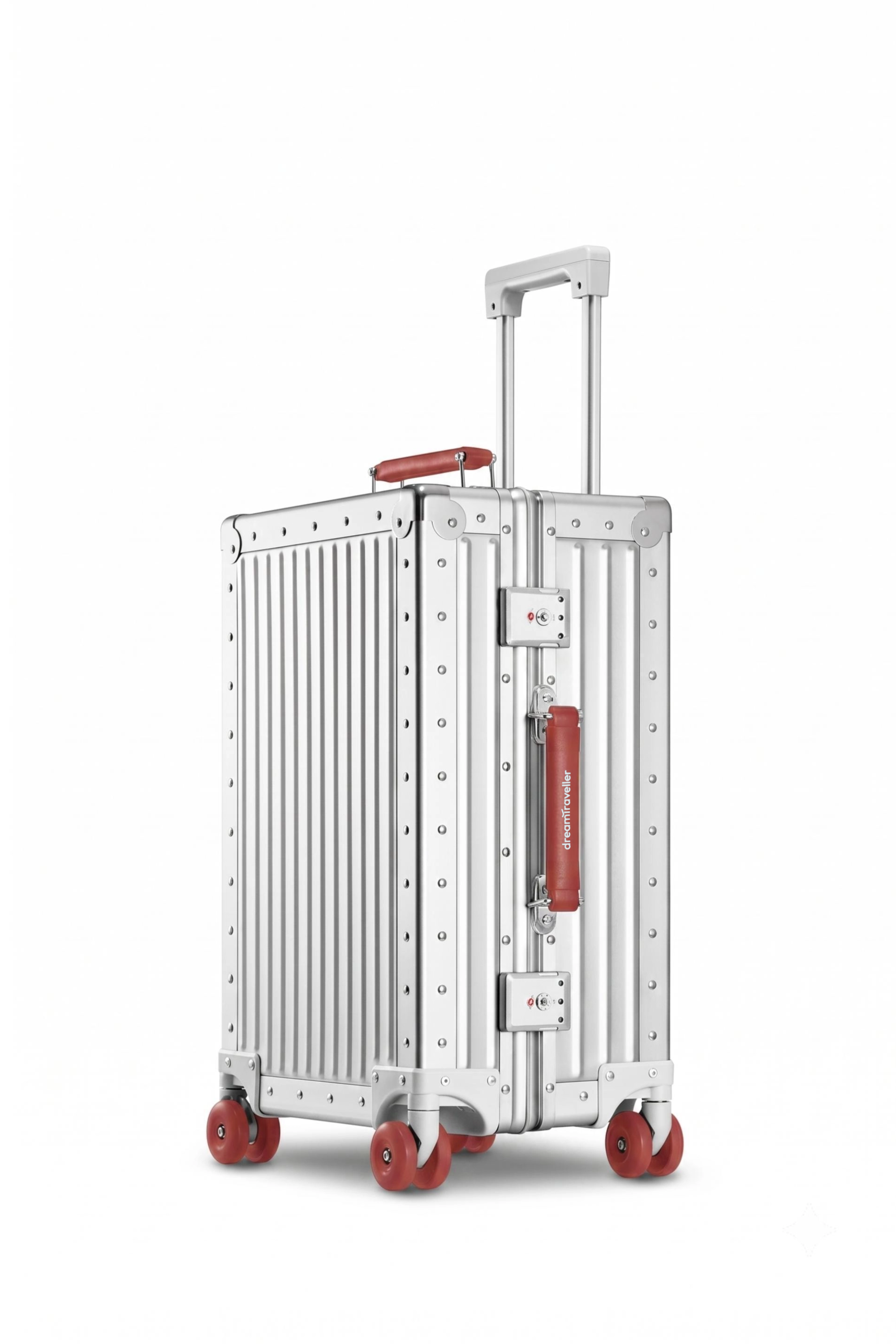 Nobl Travel Classic Aluminum Luggage Collection with Carry On and Checked Suitcases