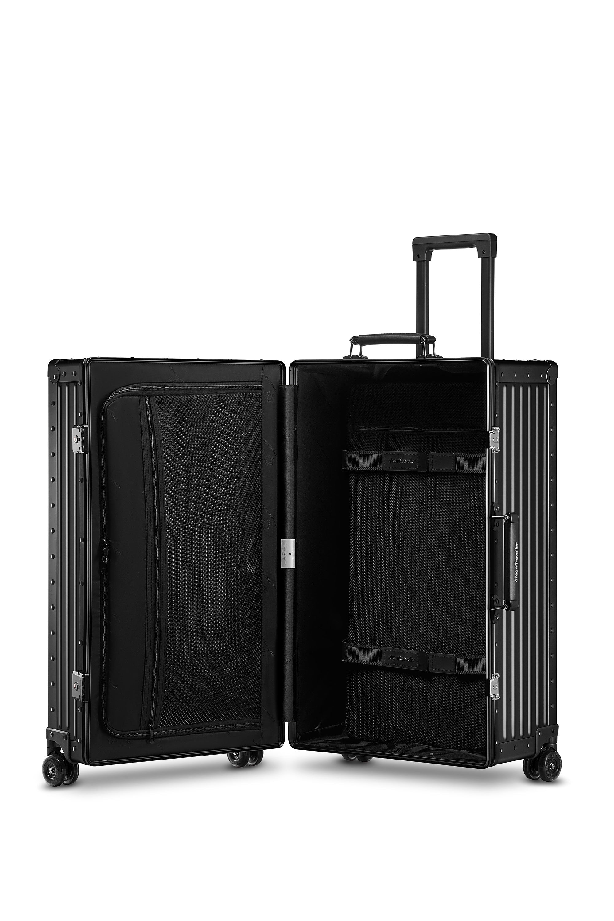 Nobl Travel Essential Aluminum Luggage Set 22 Inch Carry On and 28 Inch Checked Suitcase