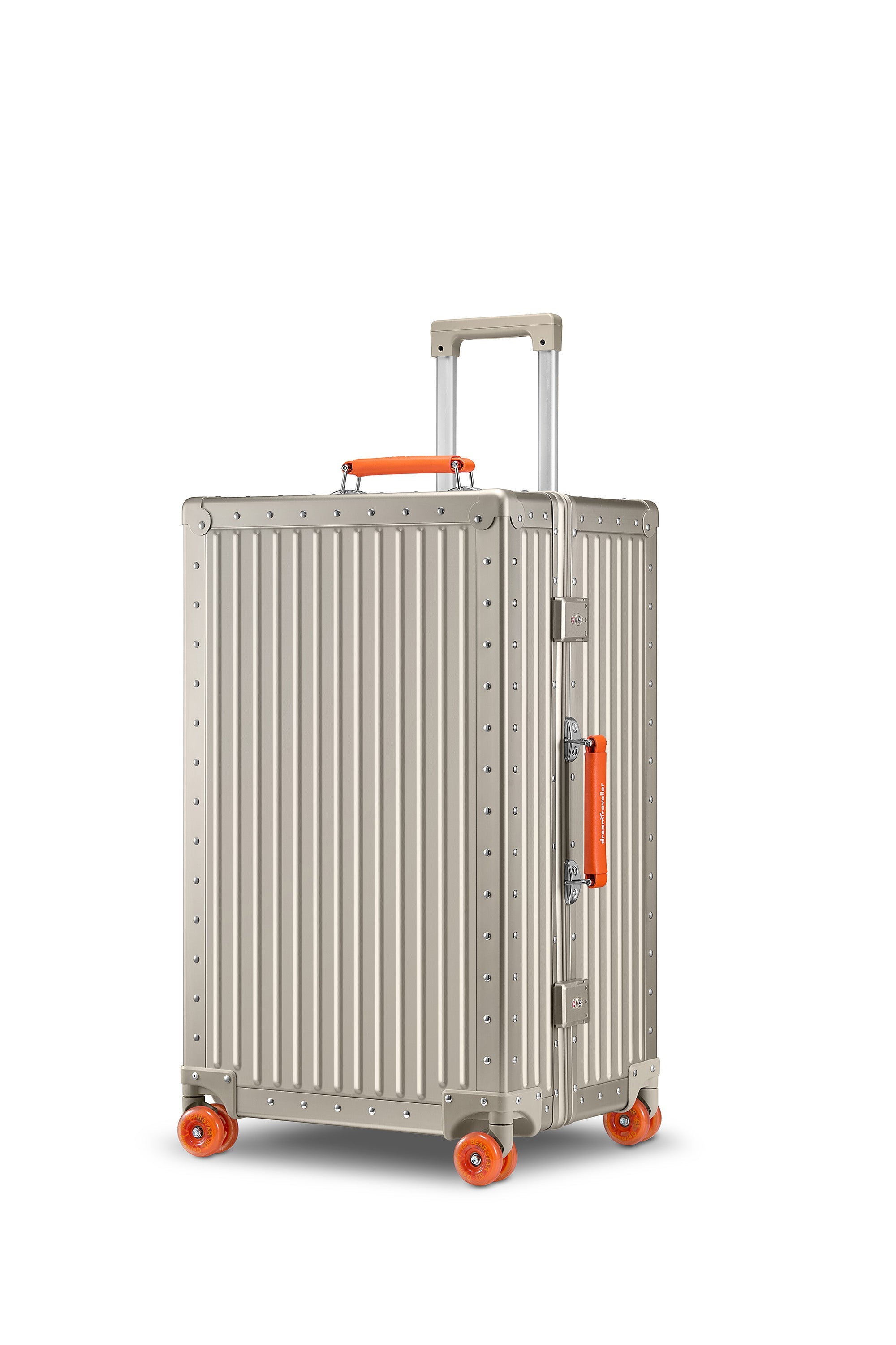 Nobl Travel Essential Aluminum Luggage Set 22 Inch Carry On and 28 Inch Checked Suitcase