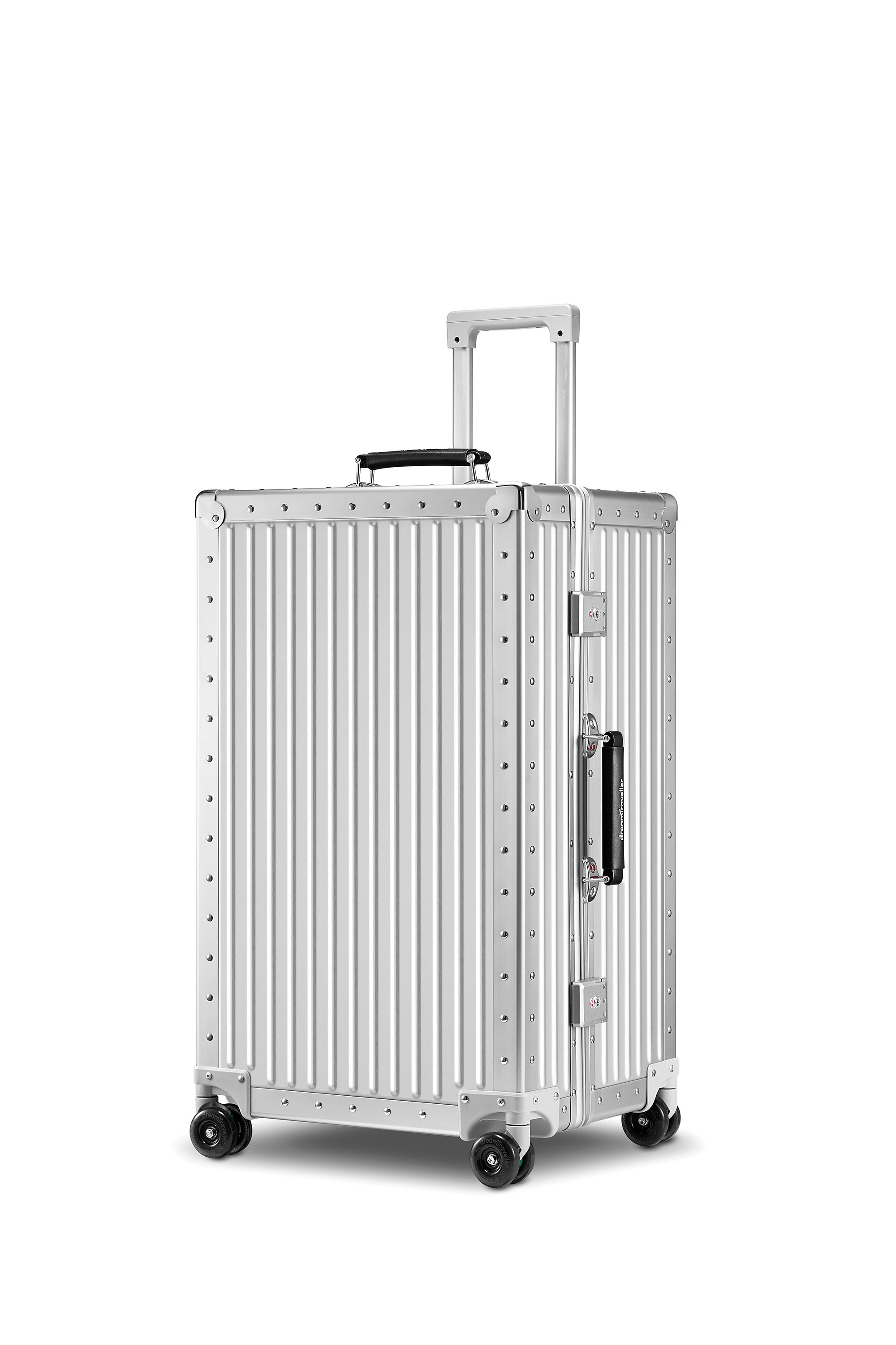 Nobl Travel Essential Aluminum Luggage Set 22 Inch Carry On and 28 Inch Checked Suitcase