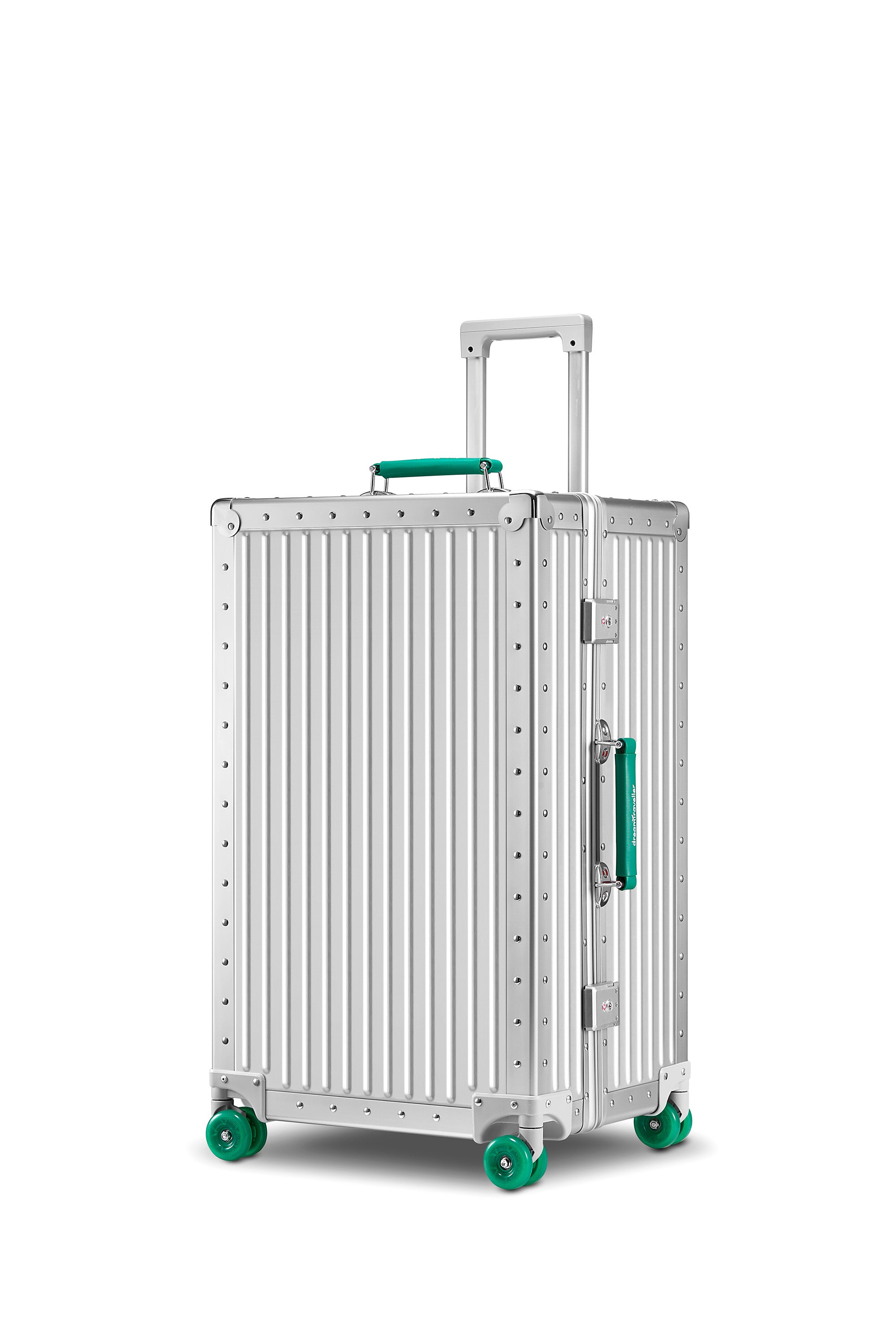 Nobl Travel Essential Aluminum Luggage Set 22 Inch Carry On and 28 Inch Checked Suitcase