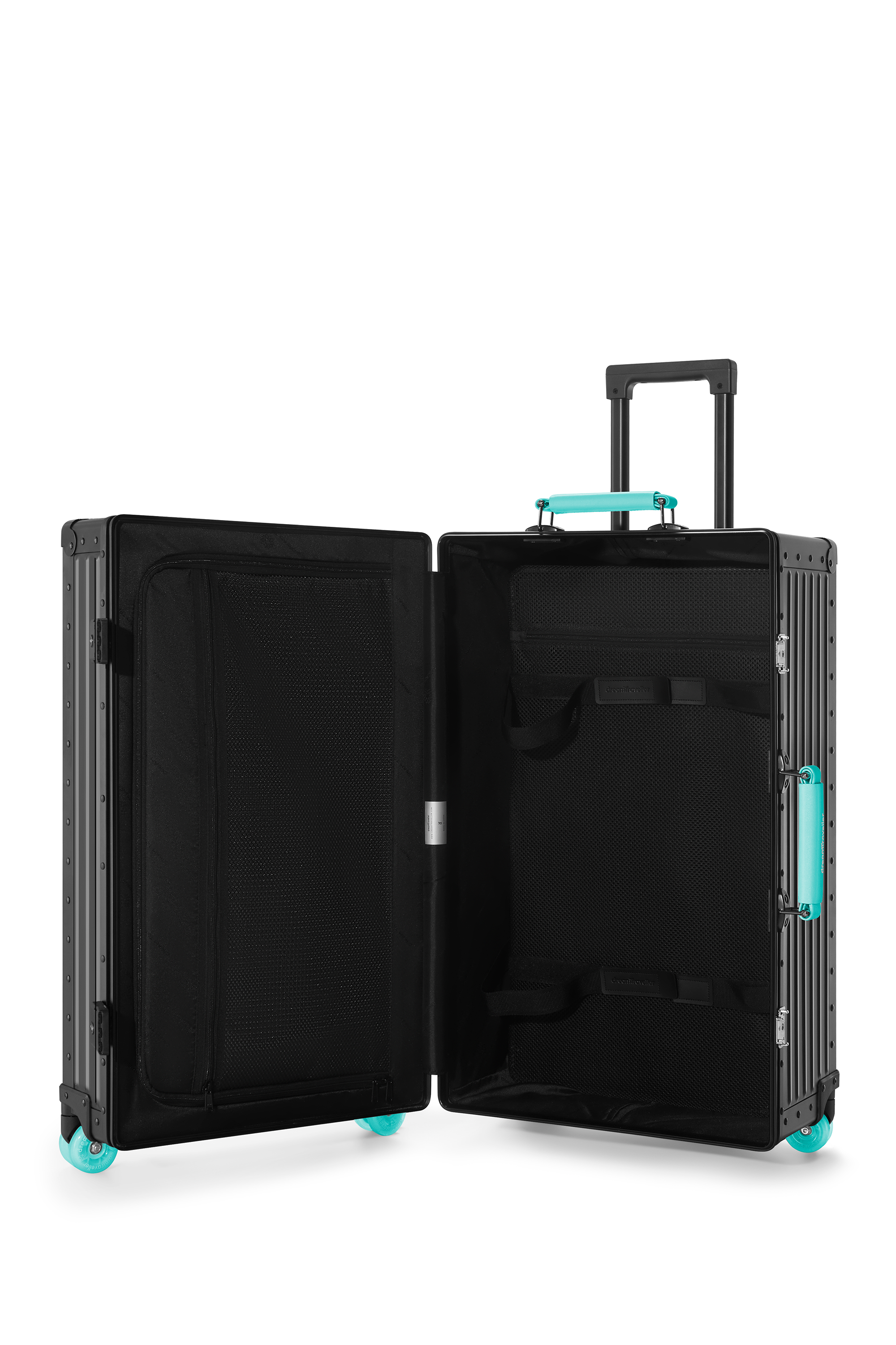 Nobl Travel Classic Aluminum Luggage Collection with Carry On and Checked Suitcases