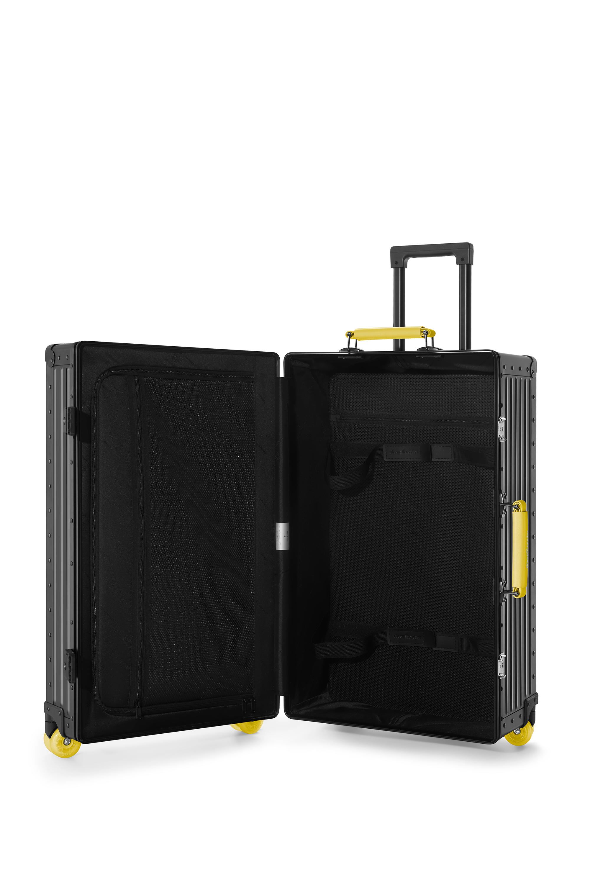 Nobl Travel Classic Aluminum Luggage Collection with Carry On and Checked Suitcases