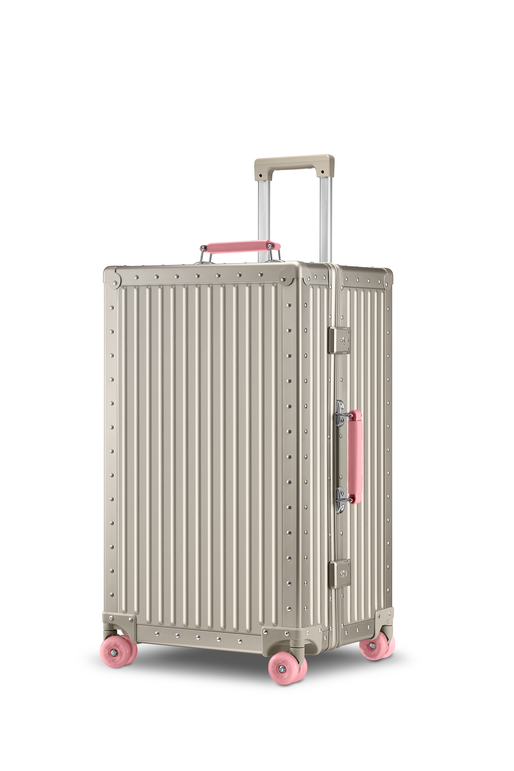 Nobl Travel Classic Aluminum Luggage Collection with Carry On and Checked Suitcases