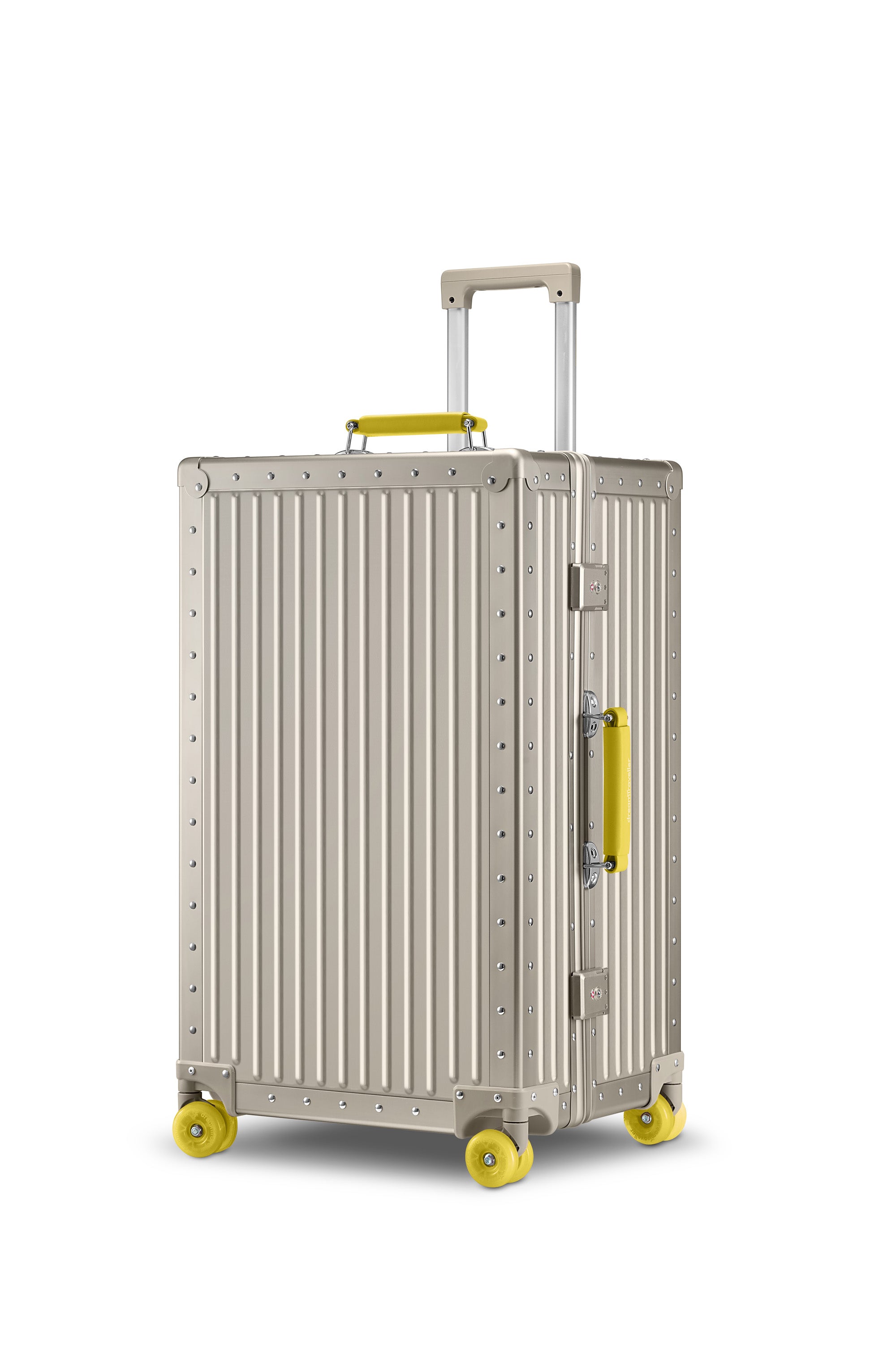 Nobl Travel Classic Aluminum Luggage Collection with Carry On and Checked Suitcases