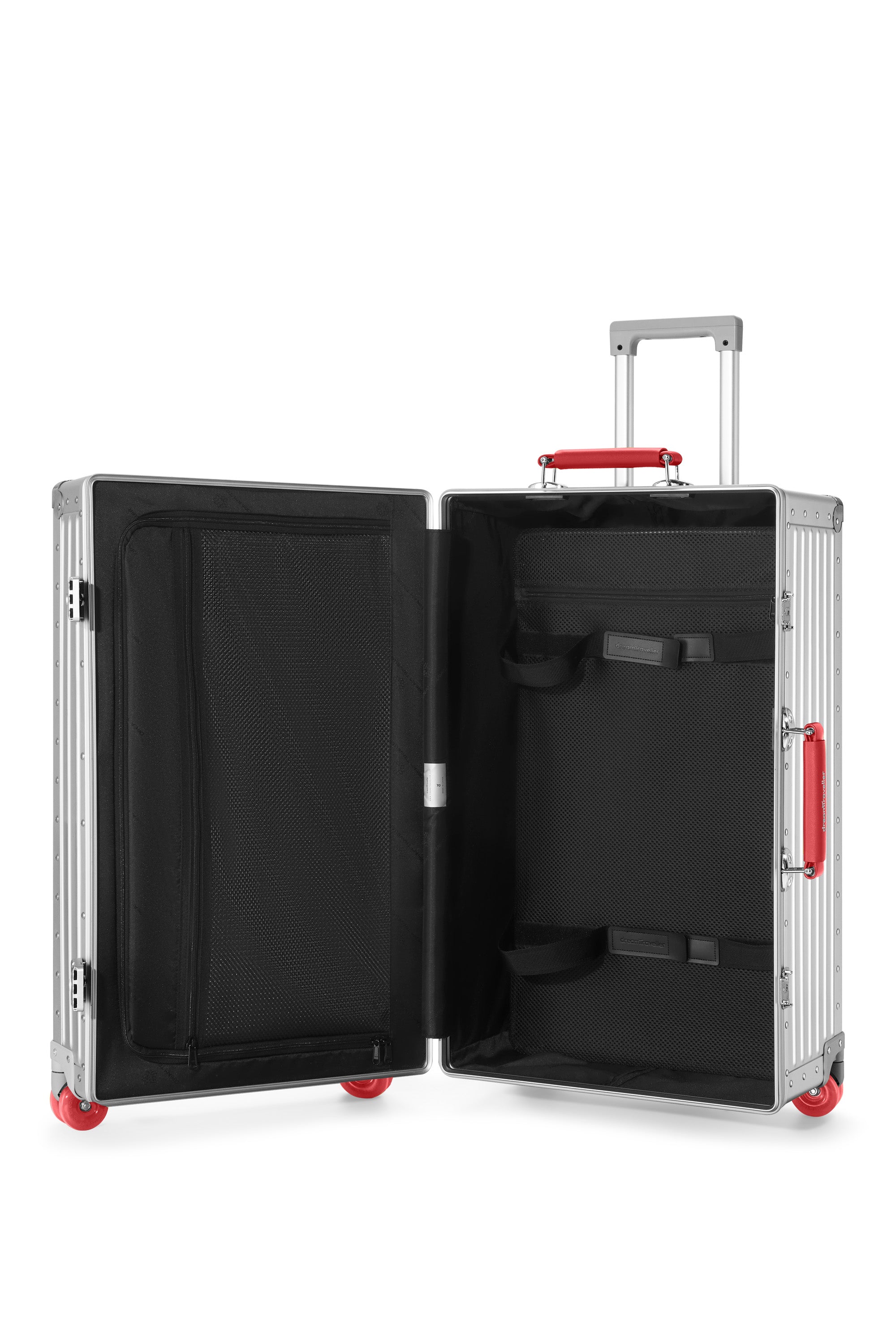 Nobl Travel Classic Aluminum Luggage Collection with Carry On and Checked Suitcases
