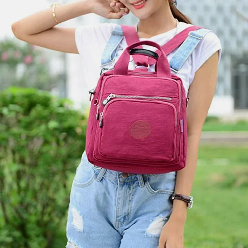 Nobl Travel Multifunctional Crossbody Bag – Lightweight Nylon Shoulder Bag for Everyday Use