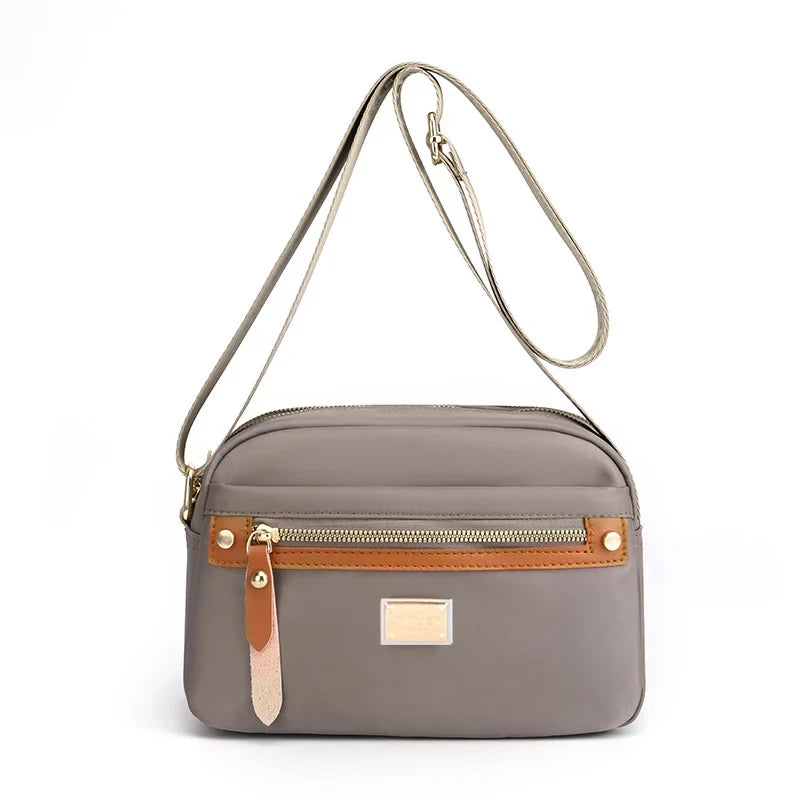 Nobl Travel Nylon Crossbody Bag – Lightweight Waterproof Shoulder Bag for Women