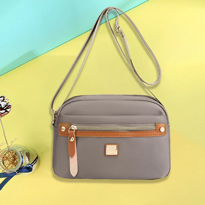 Nobl Travel Nylon Crossbody Bag – Lightweight Waterproof Shoulder Bag for Women