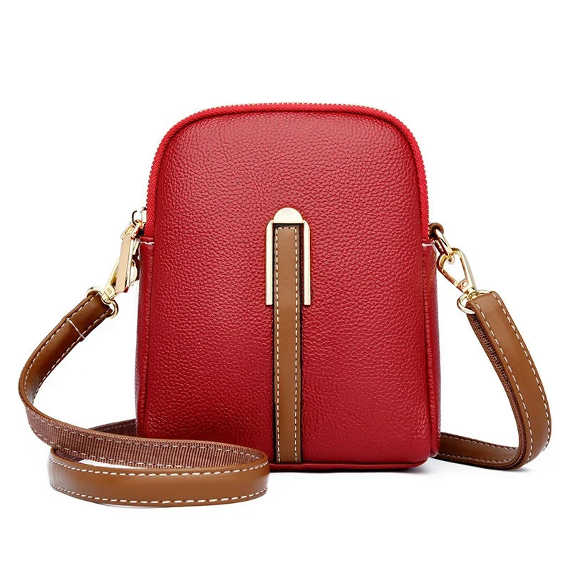 Nobl Travel Patterned Leather Crossbody Bag – Stylish PU Leather Sling Bag for Women