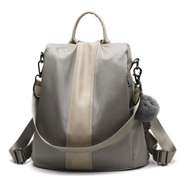 Nobl Travel Anti Theft Women’s Backpack with Synthetic Leather and Multiple Compartments