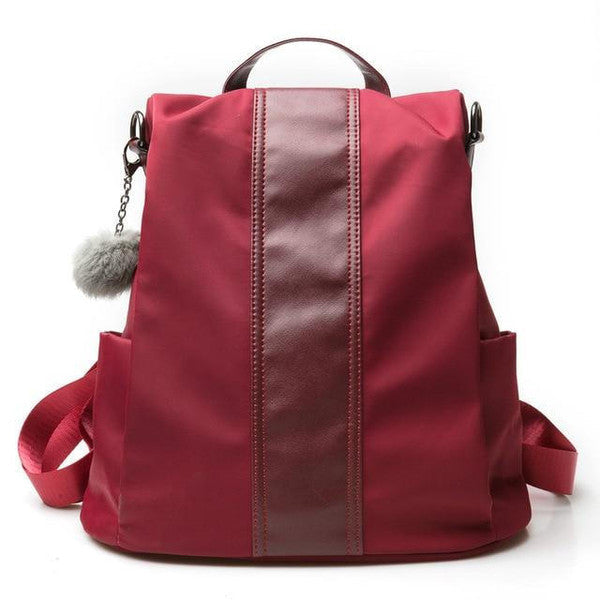 Nobl Travel Anti Theft Women’s Backpack with Synthetic Leather and Multiple Compartments