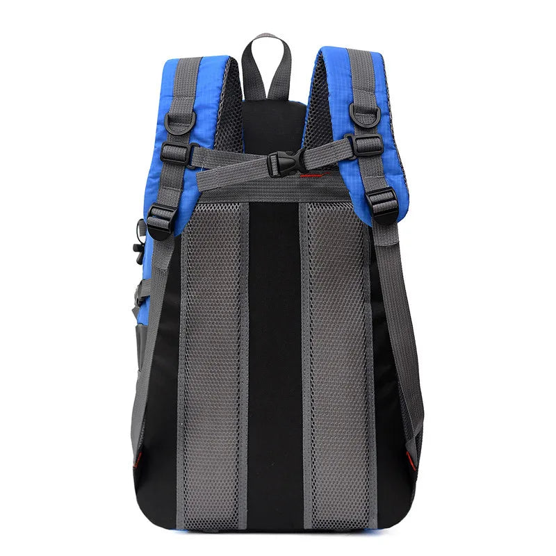 Nobl Travel 36L-56L Hiking Backpack with Waterproof Nylon and Expandable Design