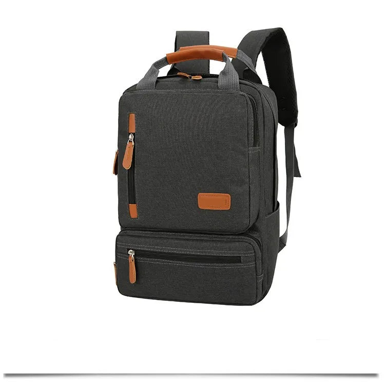 Nobl Travel Men’s 3 Piece Backpack Set with Waterproof Oxford Laptop Backpack and Shoulder Bag