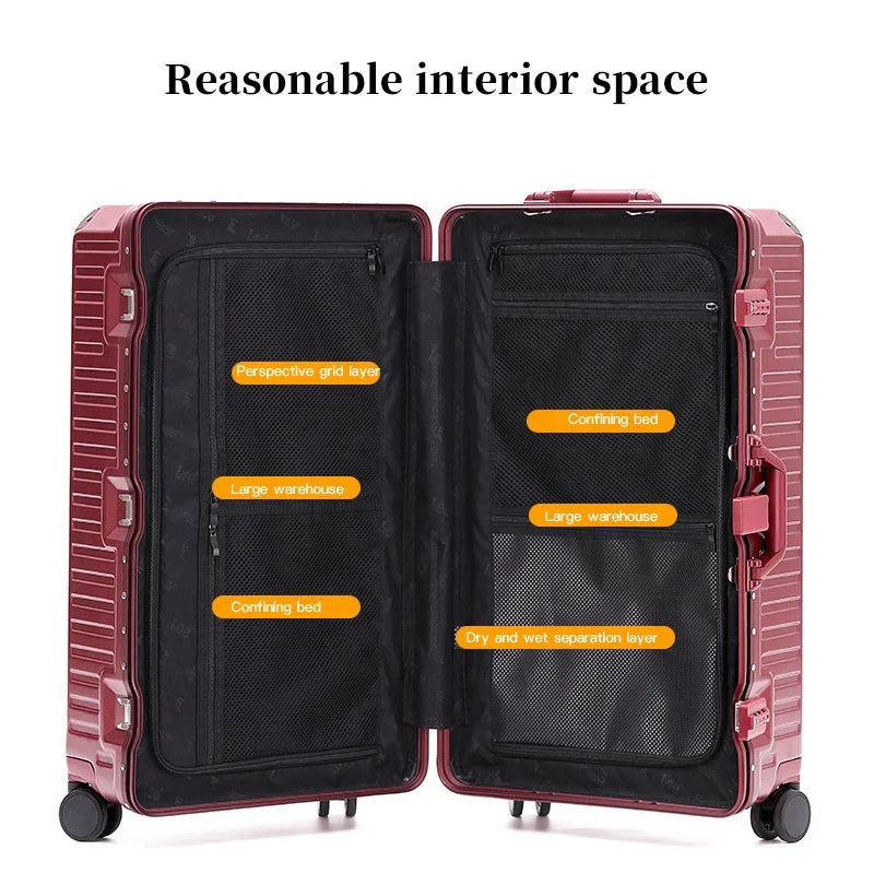 Wide Handle Hardshell Suitcase – Lisbon