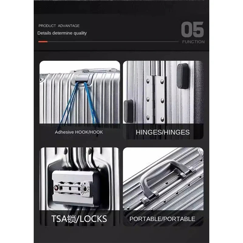 Aluminum Magnesium Hardshell Suitcase – Sarajevo