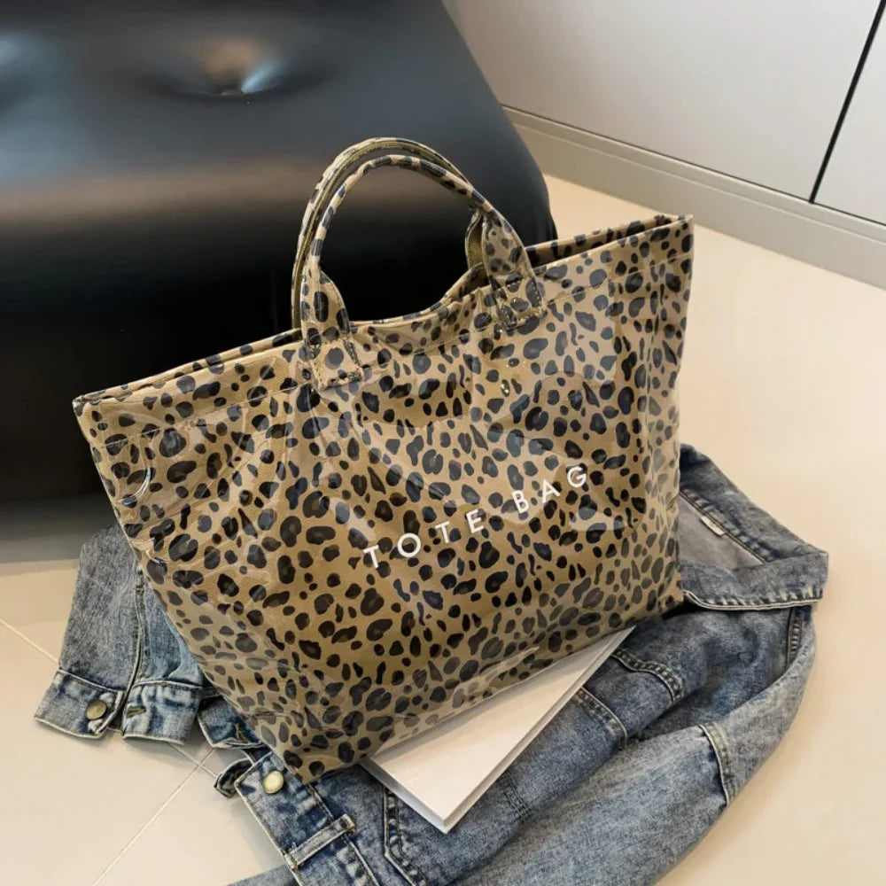 Nobl Travel Women’s Large Metallic Tote Bag with Oversized Storage Design