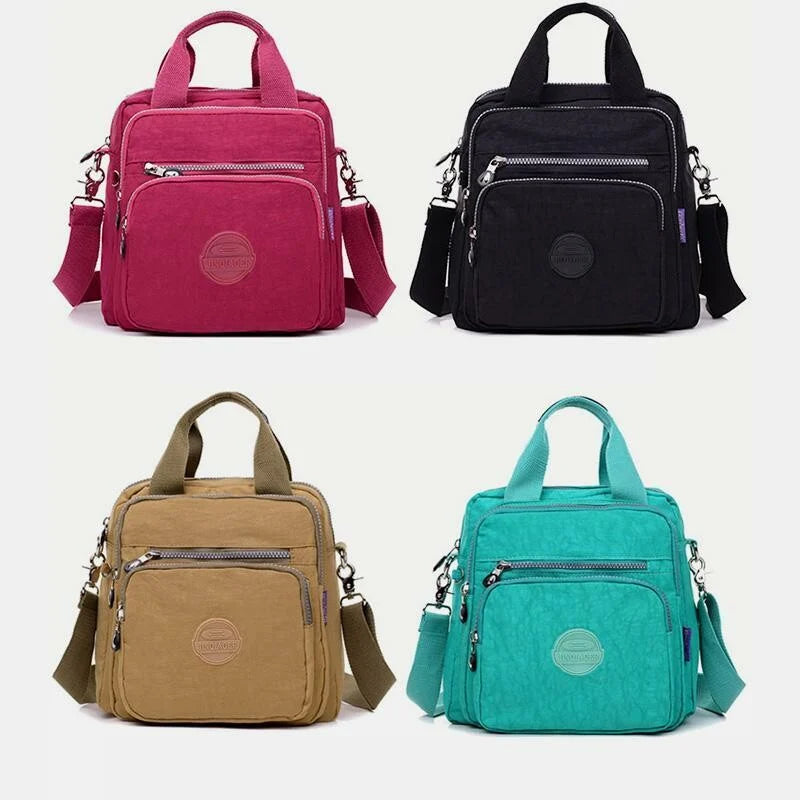 Nobl Travel Multifunctional Crossbody Bag – Lightweight Nylon Shoulder Bag for Everyday Use