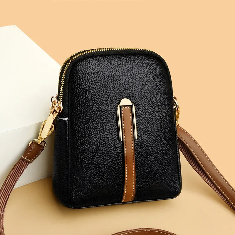 Nobl Travel Patterned Leather Crossbody Bag – Stylish PU Leather Sling Bag for Women