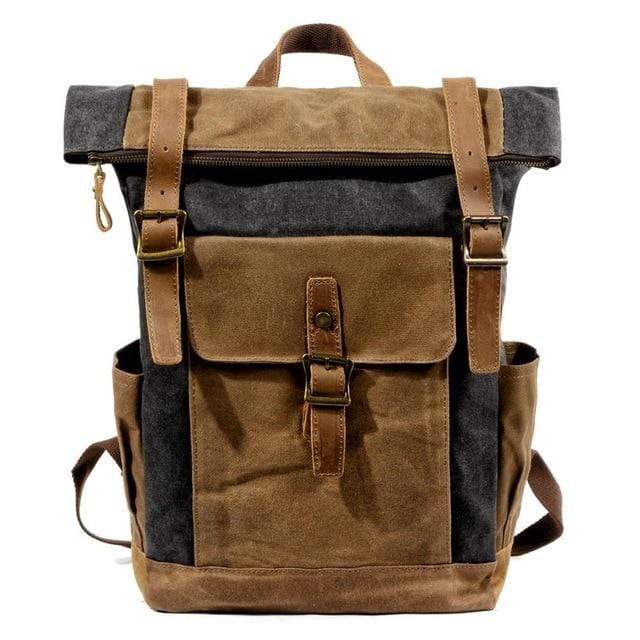 Nobl Travel Vintage Canvas Backpack for Men