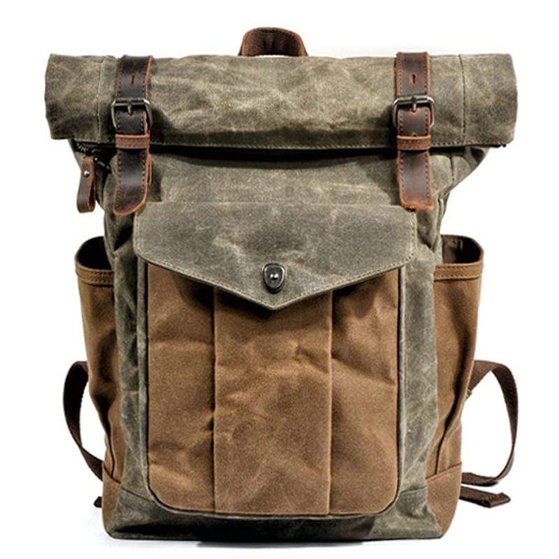 Nobl Travel Vintage Canvas Backpack for Men