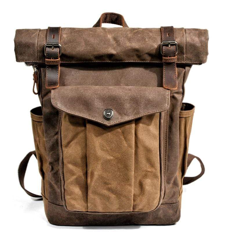 Nobl Travel Vintage Canvas Backpack for Men