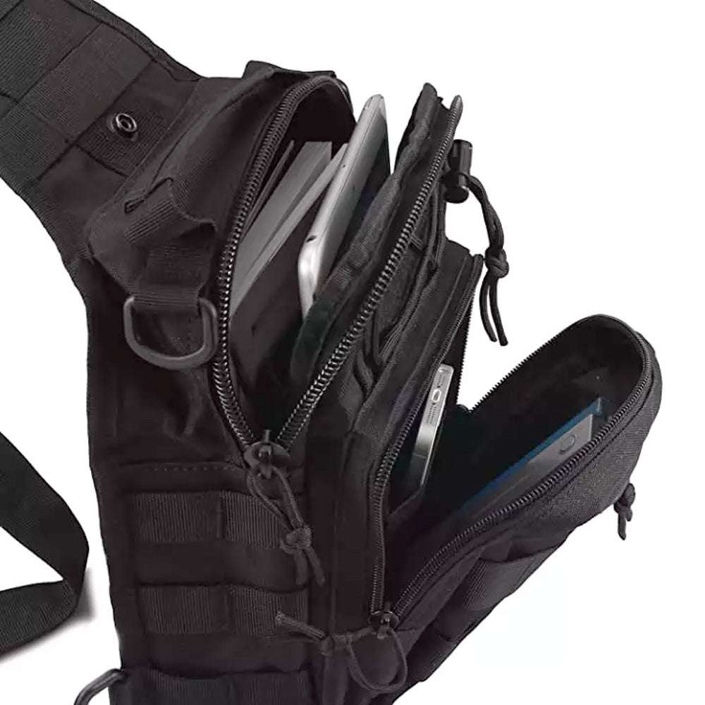 Nobl Travel EDC Tactical Sling Bag – Lightweight Waterproof Shoulder Backpack for Outdoor & Everyday Carry