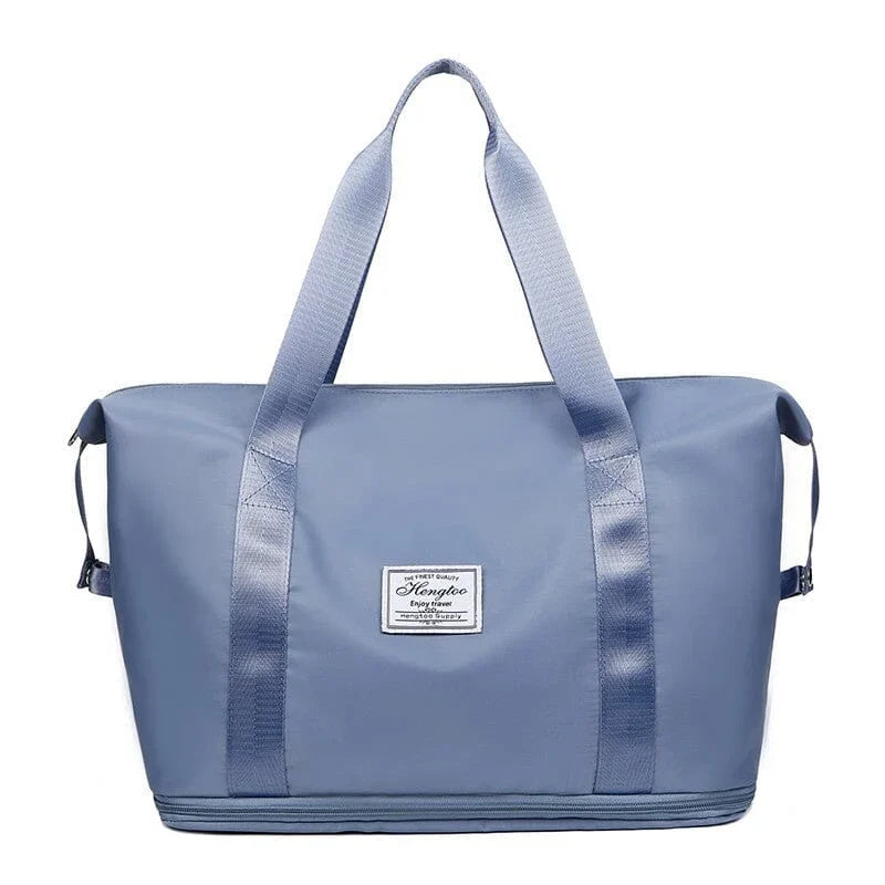 Nobl Travel Double Layer Travel Duffel Bag – Waterproof Wet & Dry Separation Gym and Weekend Bag