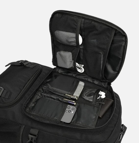 Nobl Travel 60L Expandable Outdoor Travel Backpack – Large Capacity Hiking & Camping Backpack