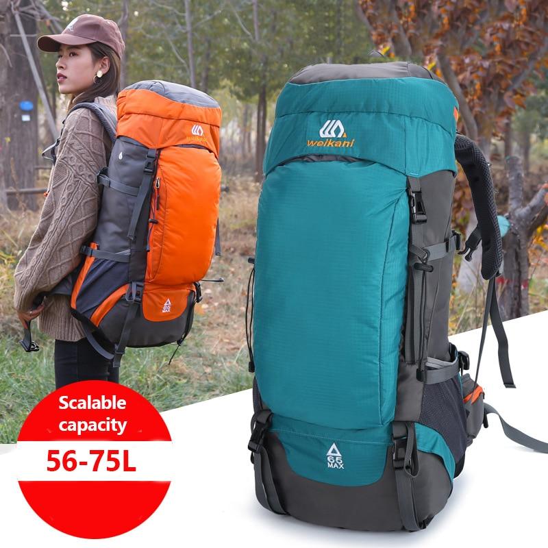 Nobl Travel Large Capacity Outdoor Climbing Backpack – 75L Hiking & Camping Bag with Internal Frame