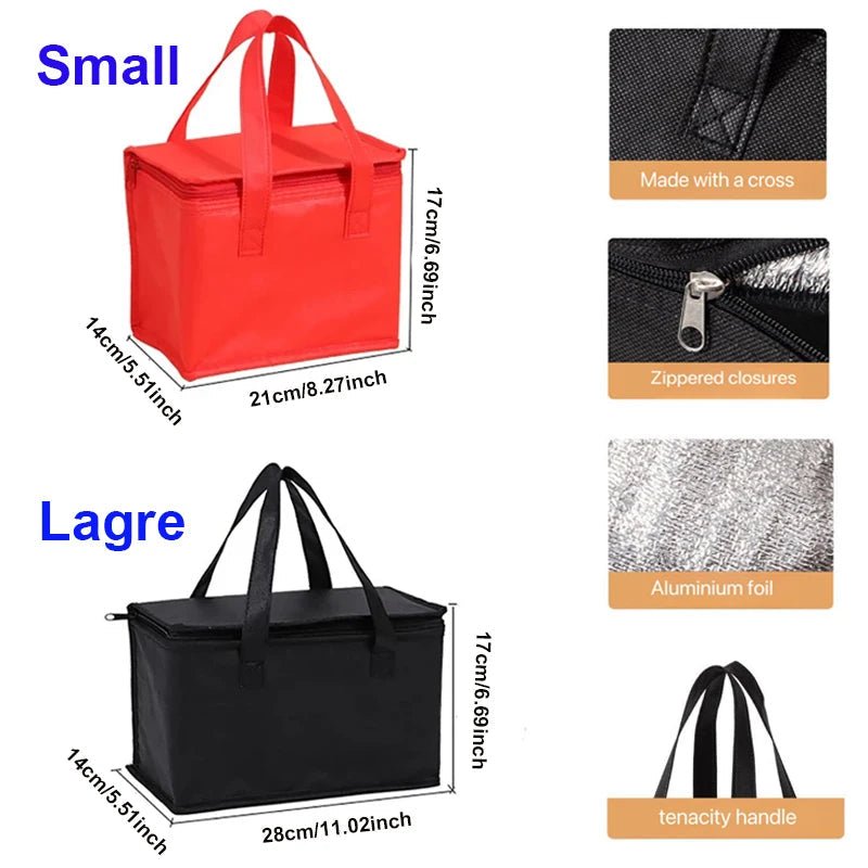 Nobl Travel Insulated Cooler Bag with Aluminum Foil Lining for Picnics and Travel