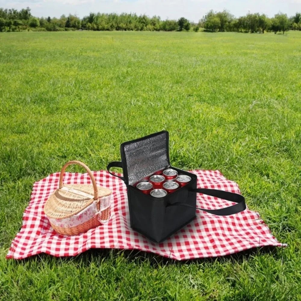 Nobl Travel Insulated Cooler Bag with Aluminum Foil Lining for Picnics and Travel