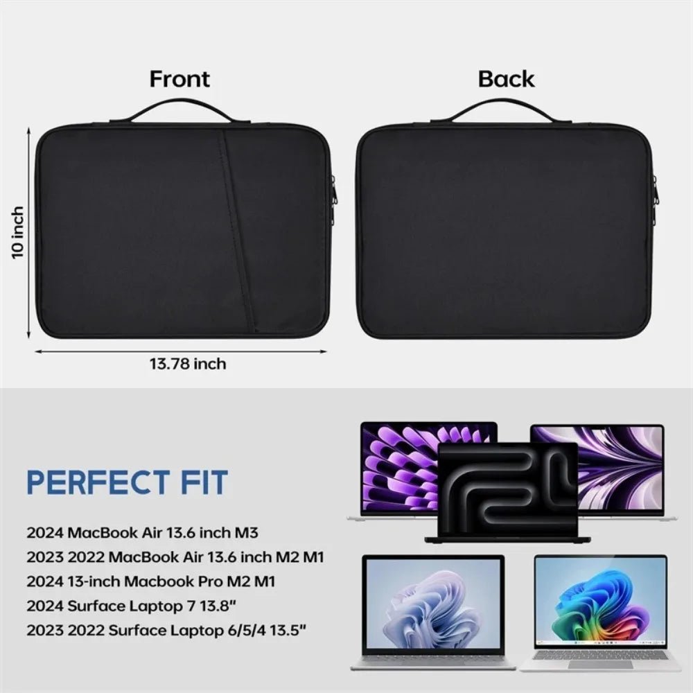 Nobl Travel Waterproof Laptop Sleeve with Shockproof Protection