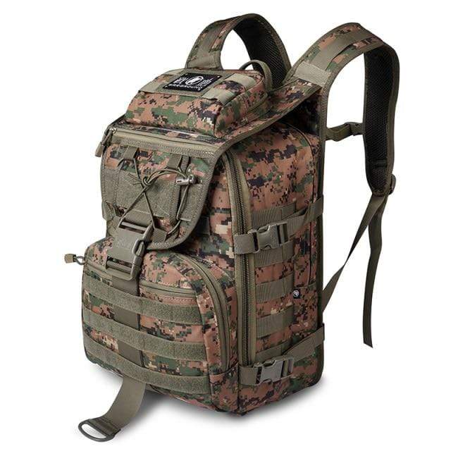 Nobl Travel Men’s Tactical Backpack – 40L Waterproof Hiking Backpack with Multi-Pocket Storage