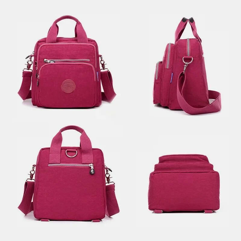 Nobl Travel Multifunctional Crossbody Bag – Lightweight Nylon Shoulder Bag for Everyday Use