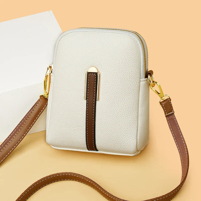 Nobl Travel Patterned Leather Crossbody Bag – Stylish PU Leather Sling Bag for Women
